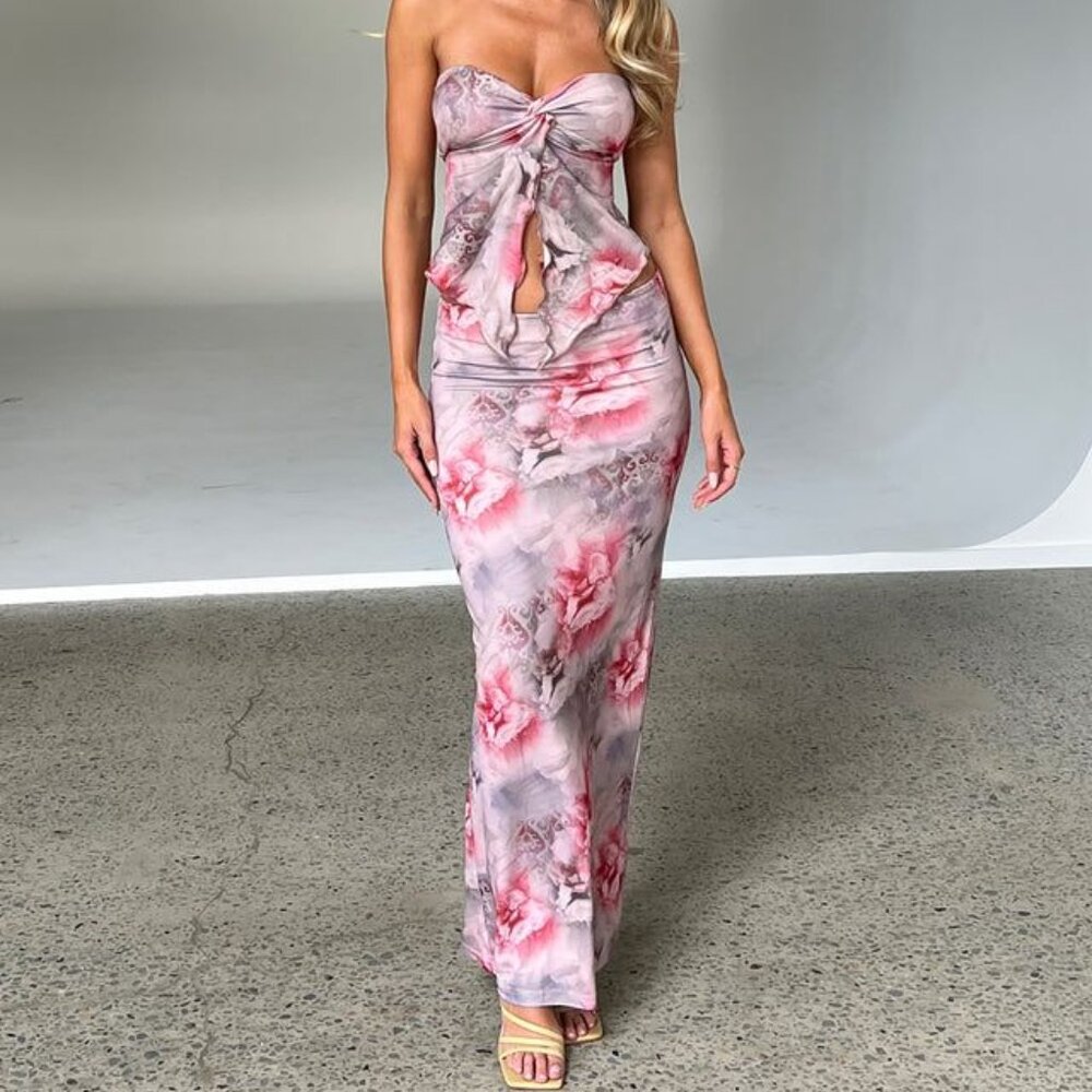 Pink Floral 2 piece set